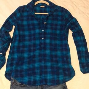J. Crew Flannel Top - XS